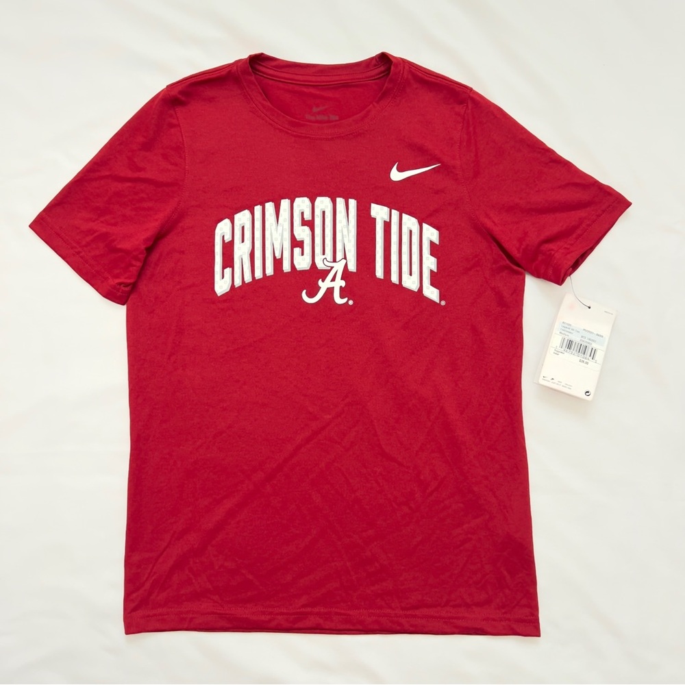 Nike Dri-Fit Red Alabama Crimson Tide Legend Kids T-Shirt Medium and Large